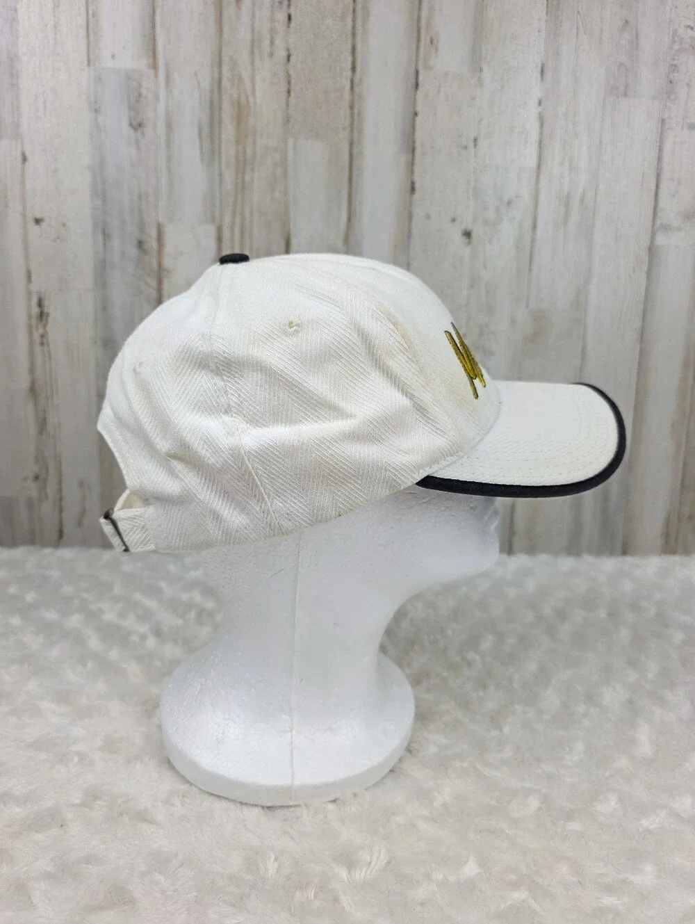 University Of Missouri Paw Logo Baseball Cap - White & Black OSFA